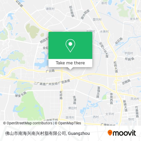 佛山市南海兴南兴村脂有限公司 map