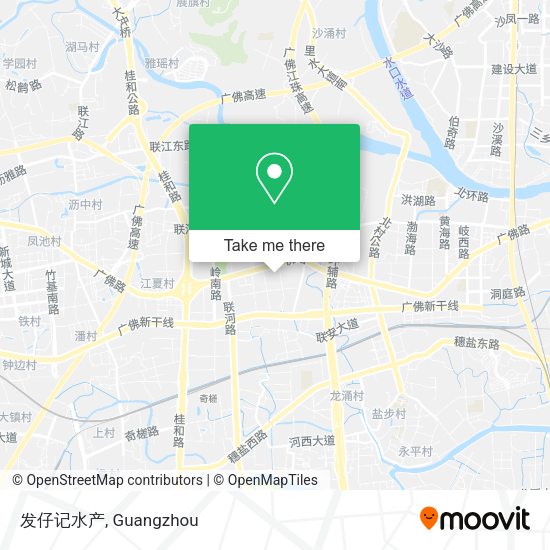 发仔记水产 map