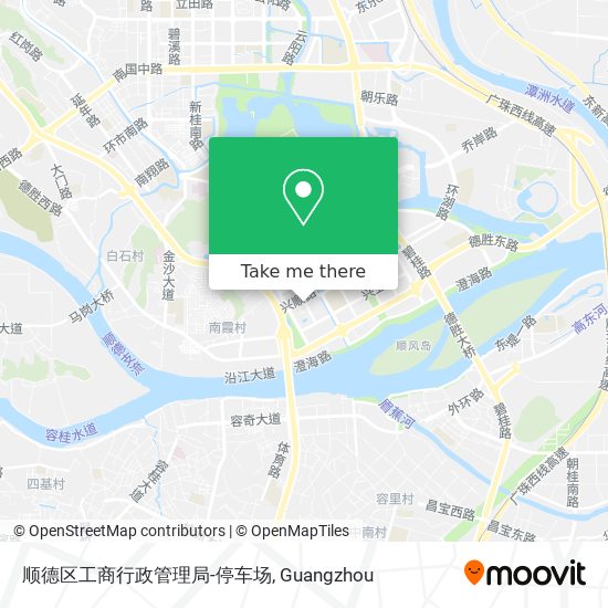 顺德区工商行政管理局-停车场 map