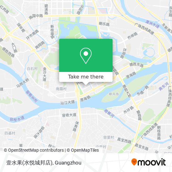 壹水果(水悦城邦店) map