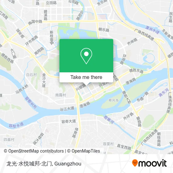 龙光·水悦城邦-北门 map