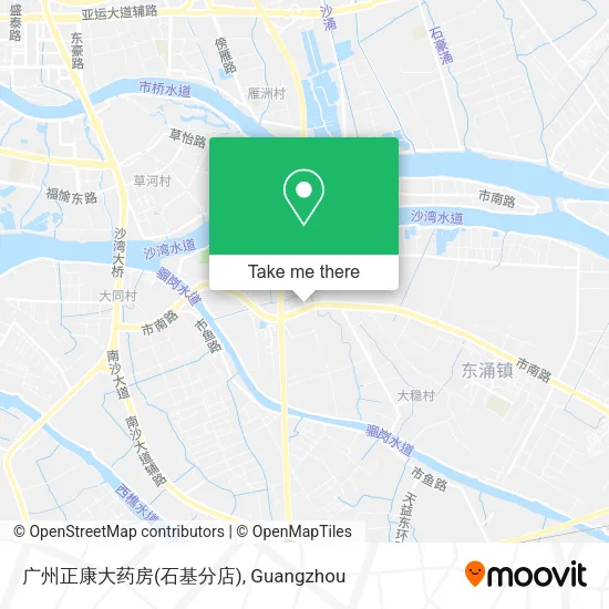 广州正康大药房(石基分店) map