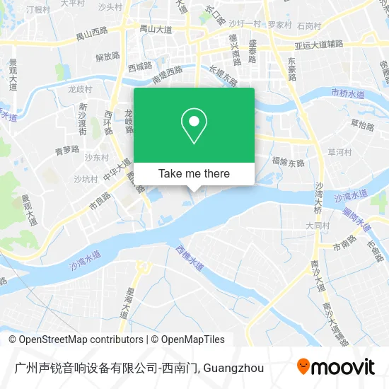 广州声锐音响设备有限公司-西南门 map