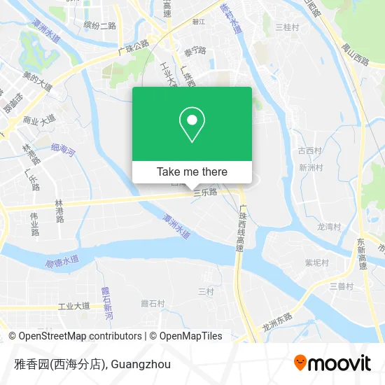 雅香园(西海分店) map
