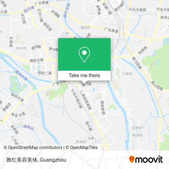 雅红美容美体 map