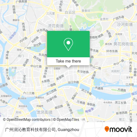 广州润沁教育科技有限公司 map