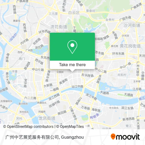广州中艺展览服务有限公司 map