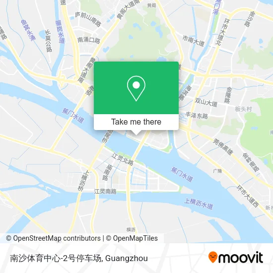 南沙体育中心-2号停车场 map