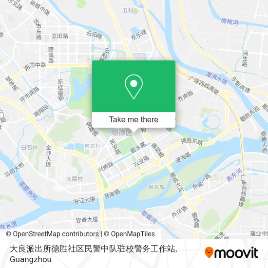 大良派出所德胜社区民警中队驻校警务工作站 map