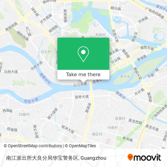 南江派出所大良分局华宝警务区 map