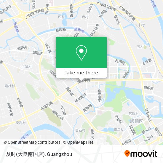 及时(大良南国店) map