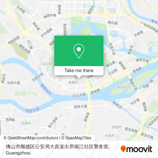 佛山市顺德区公安局大良派出所南江社区警务室 map
