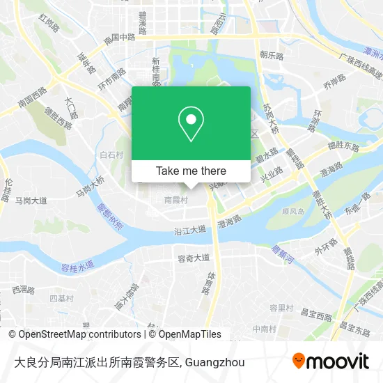 大良分局南江派出所南霞警务区 map