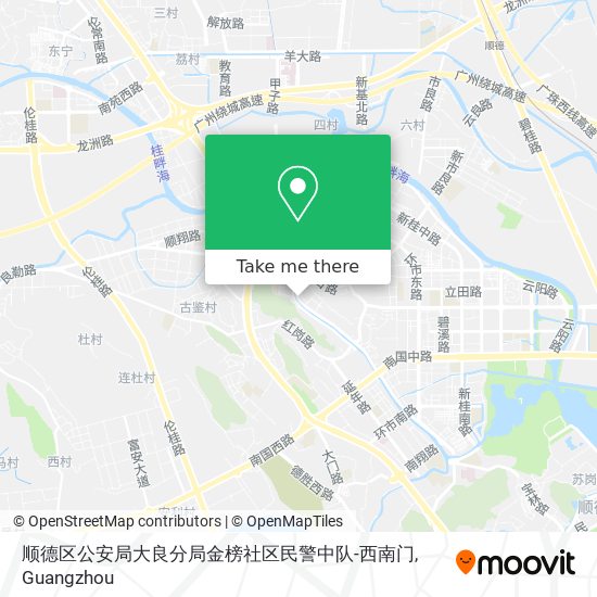 顺德区公安局大良分局金榜社区民警中队-西南门 map