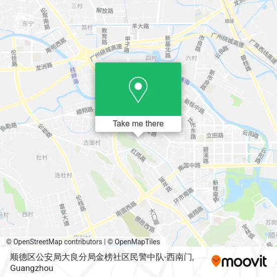 顺德区公安局大良分局金榜社区民警中队-西南门 map