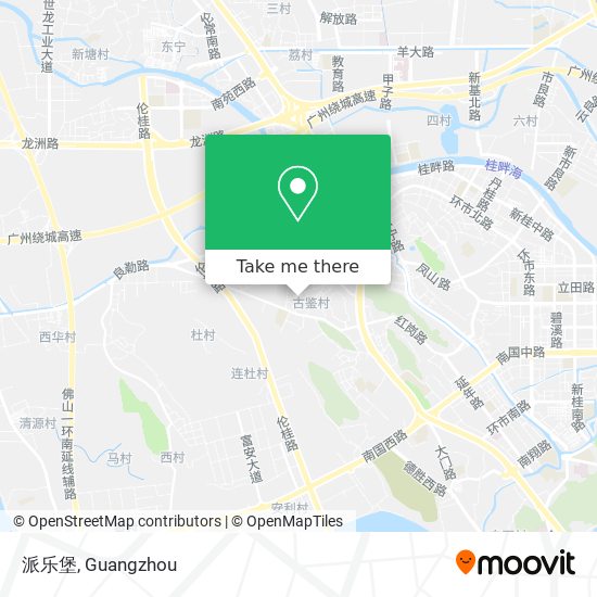 派乐堡 map