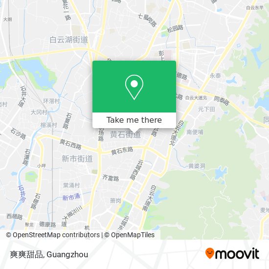 爽爽甜品 map
