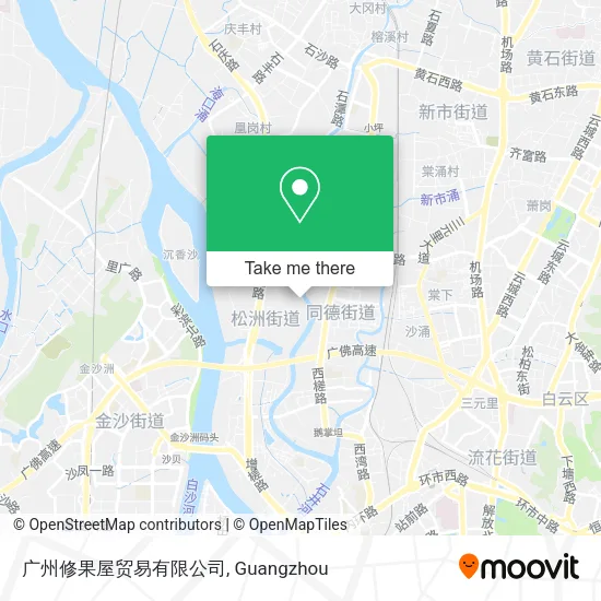 广州修果屋贸易有限公司 map
