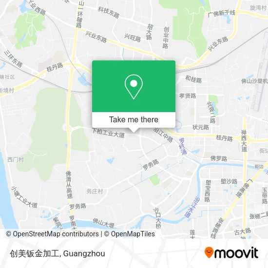 创美钣金加工 map