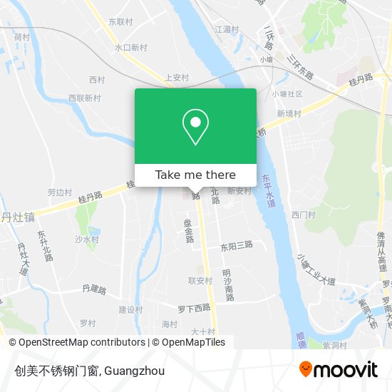 创美不锈钢门窗 map