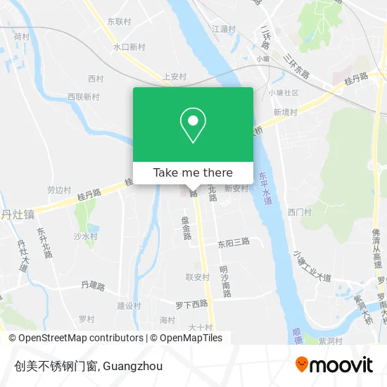 创美不锈钢门窗 map