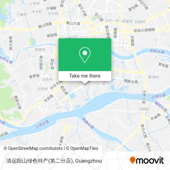 清远阳山绿色特产(第二分店) map
