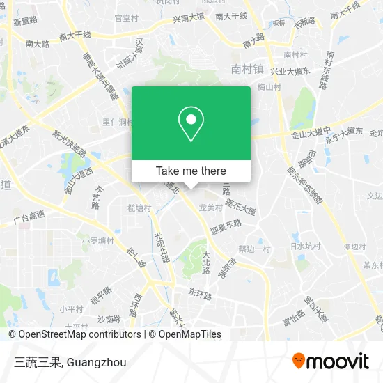 三蔬三果 map