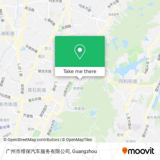 广州市维保汽车服务有限公司 map