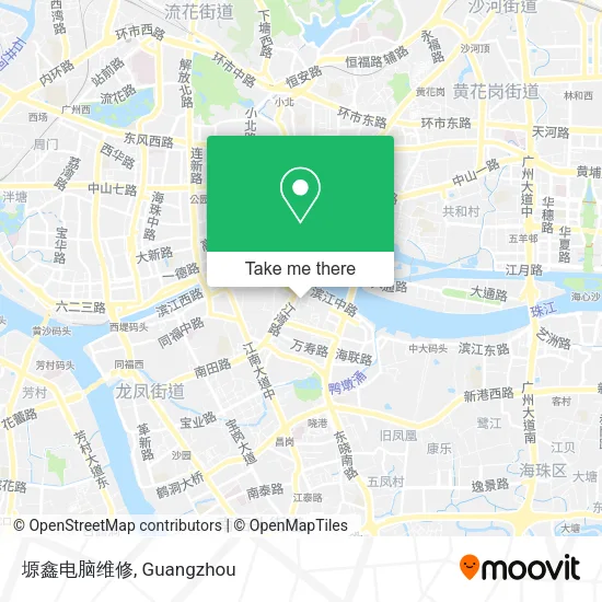 塬鑫电脑维修 map