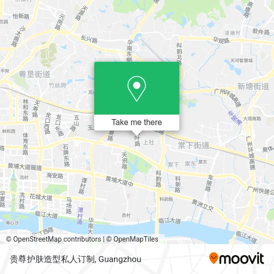 贵尊护肤造型私人订制 map