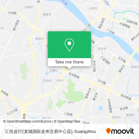 汇恒皮行(龙城国际皮布交易中心店) map