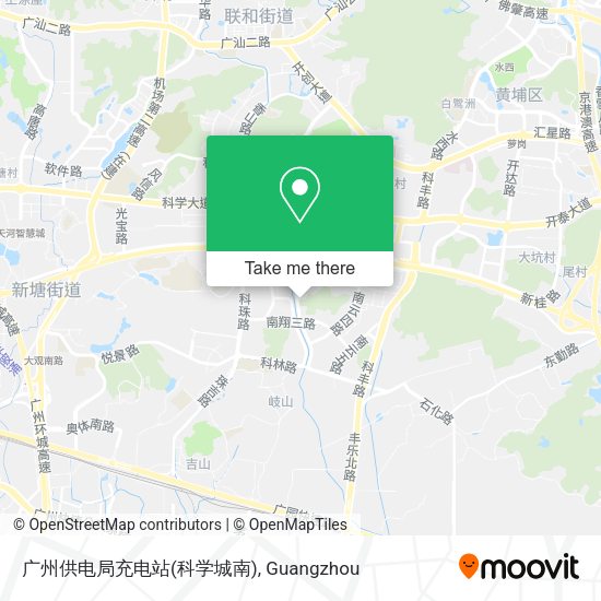 广州供电局充电站(科学城南) map