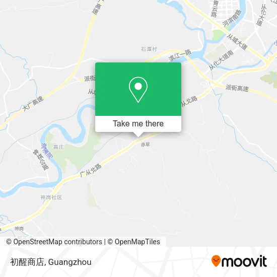 初醒商店 map