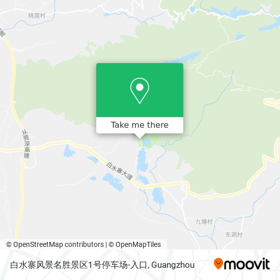 白水寨风景名胜景区1号停车场-入口 map