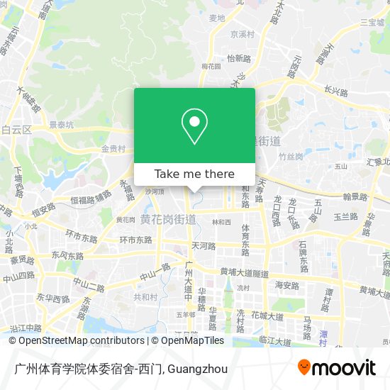 广州体育学院体委宿舍-西门 map