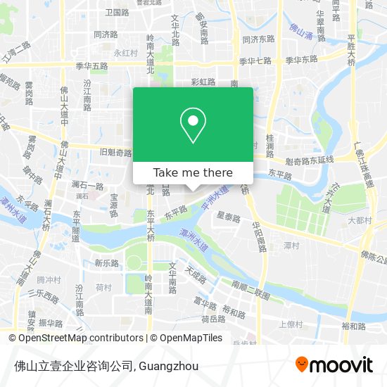 佛山立壹企业咨询公司 map