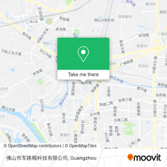 佛山市车路顺科技有限公司 map