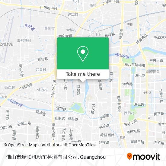 佛山市瑞联机动车检测有限公司 map