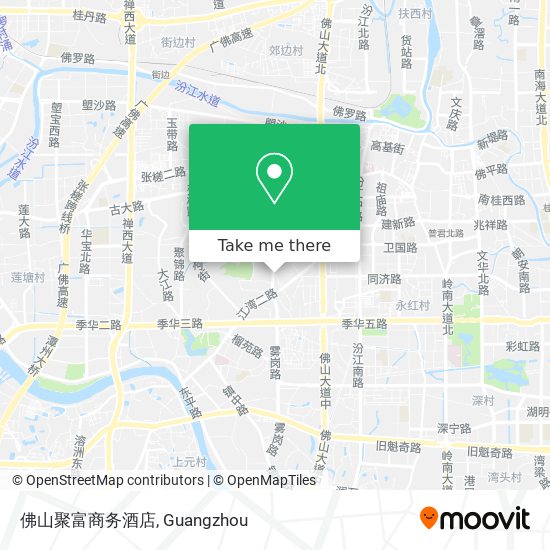 佛山聚富商务酒店 map