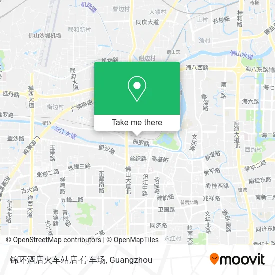 锦环酒店火车站店-停车场 map