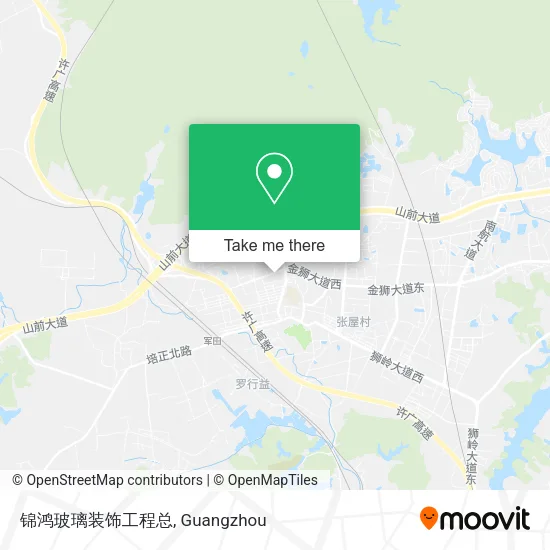 锦鸿玻璃装饰工程总 map