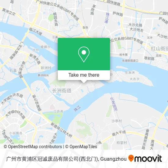广州市黄浦区冠诚废品有限公司(西北门) map