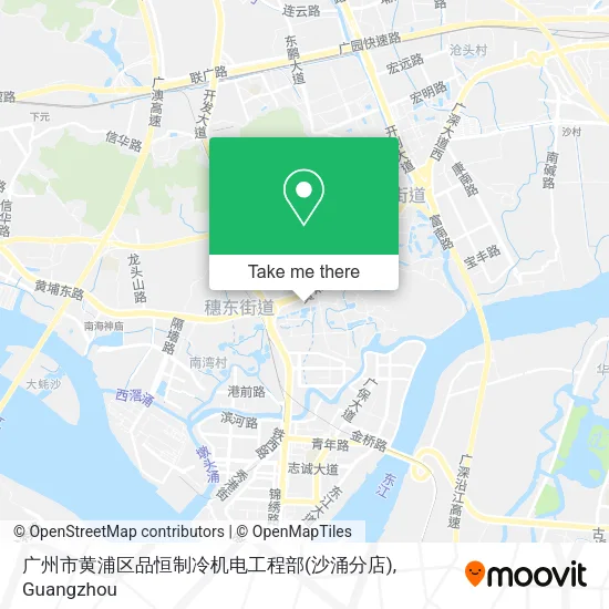 广州市黄浦区品恒制冷机电工程部(沙涌分店) map