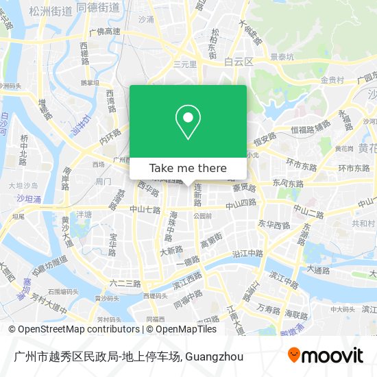 广州市越秀区民政局-地上停车场 map