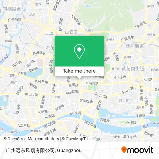 广州远东风扇有限公司 map