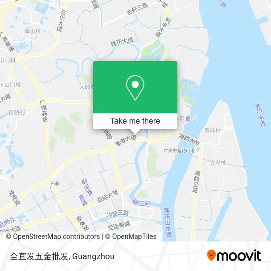 全宜发五金批发 map