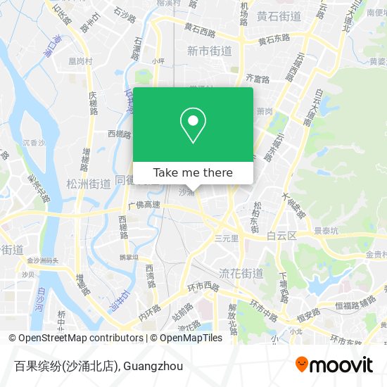 百果缤纷(沙涌北店) map