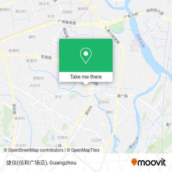捷信(信和广场店) map