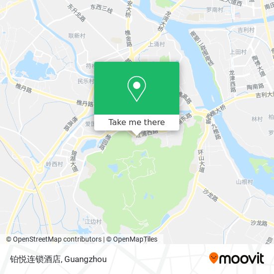铂悦连锁酒店 map