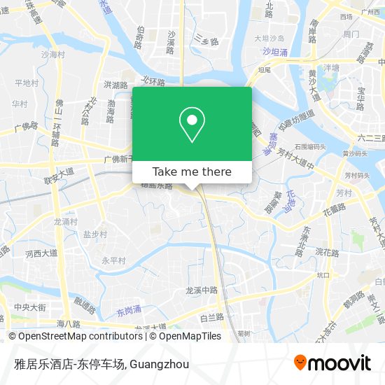 雅居乐酒店-东停车场 map